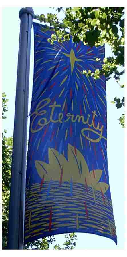 Eternity flag in Sydney