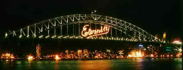Sydney Harbour Bridge 1 Jan. 2000 A.D.